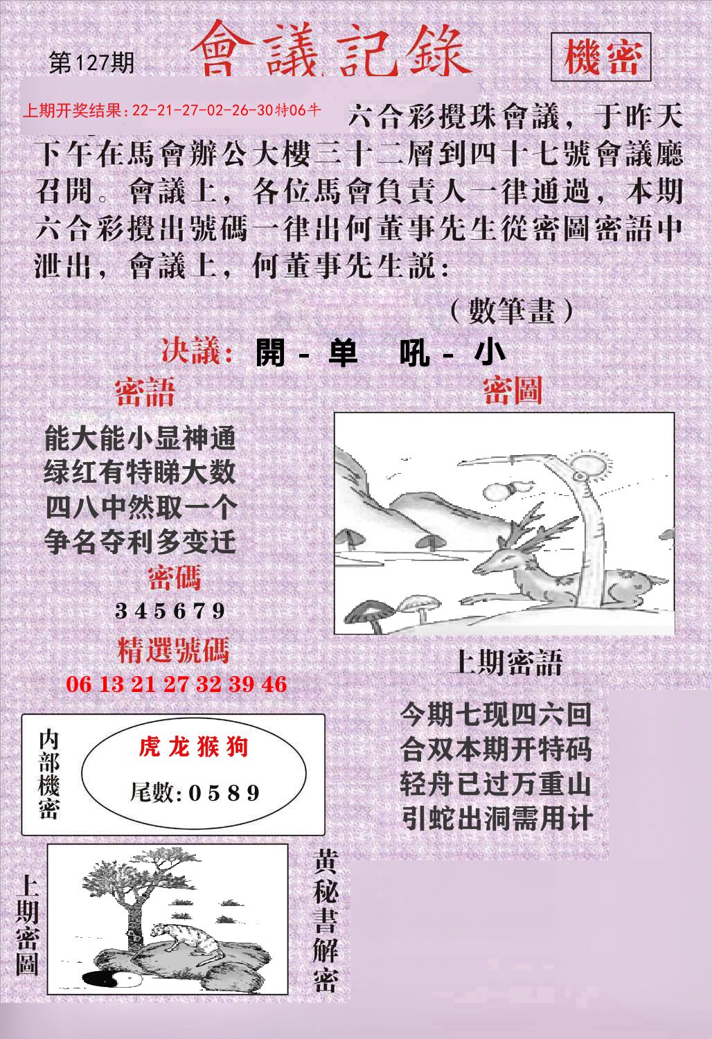 会议记录 第127期