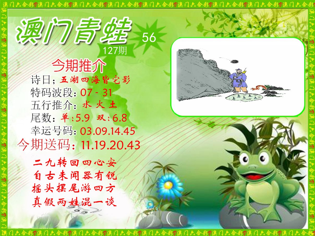 青蛙系列56 第127期