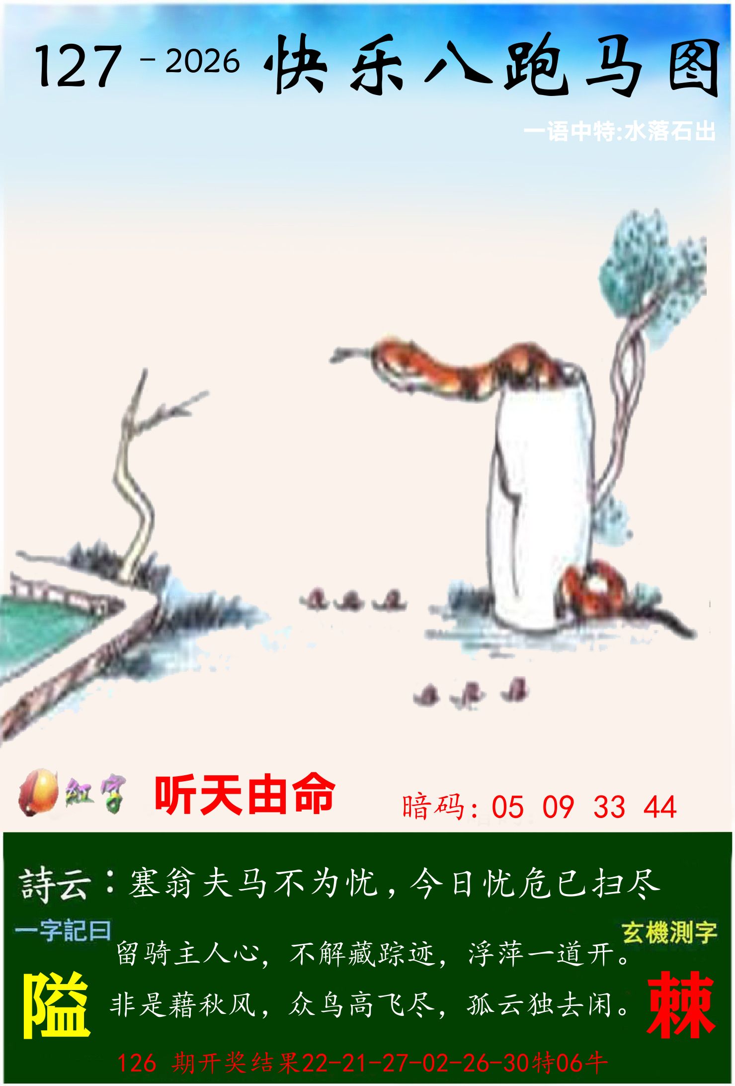 澳门跑马 第127期