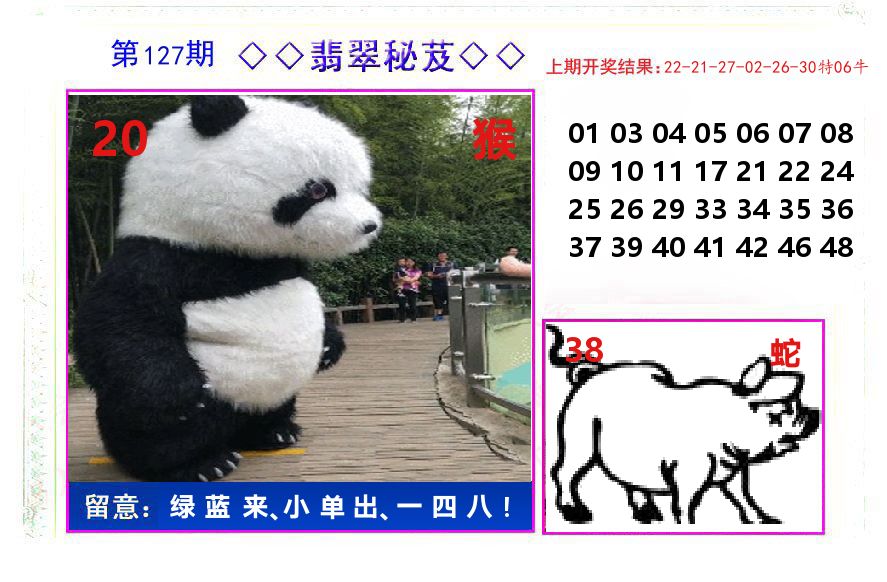 翡翠秘芨 第127期