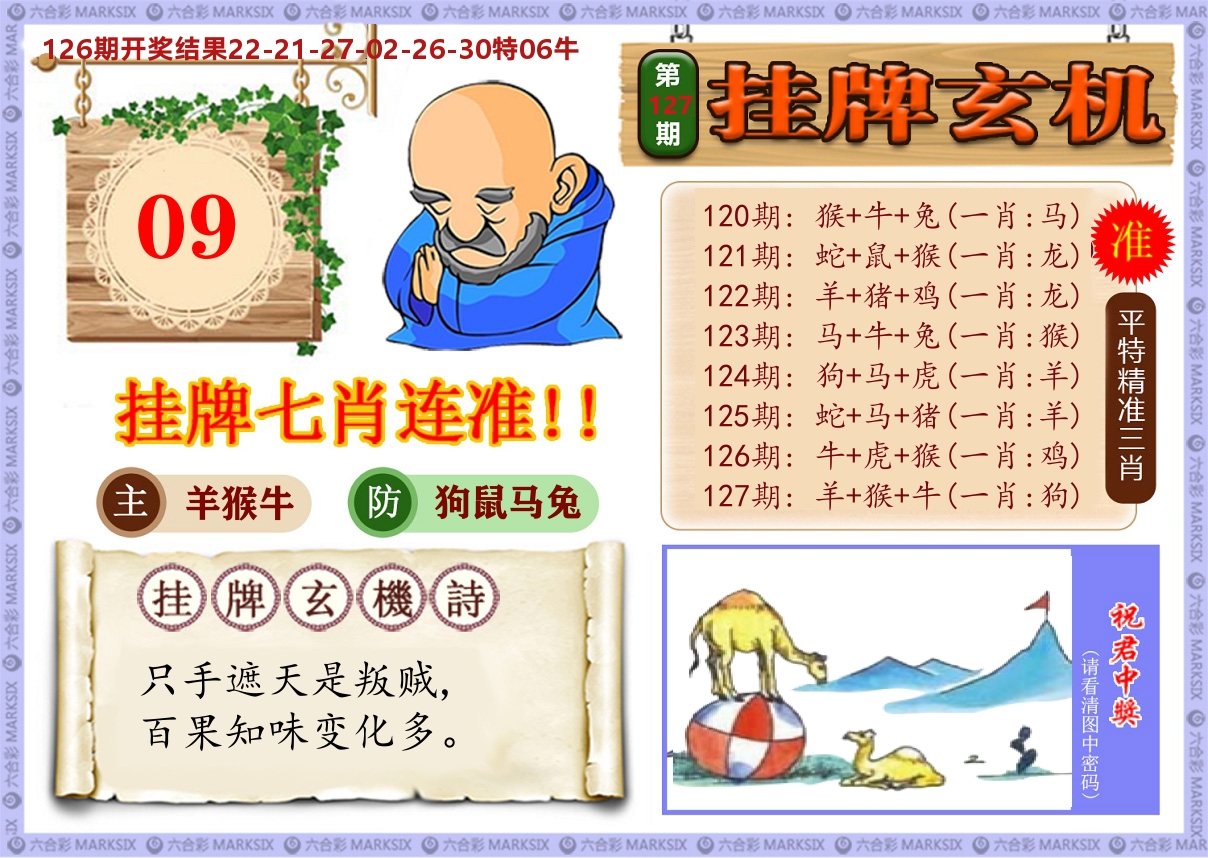澳门挂牌玄机 第127期