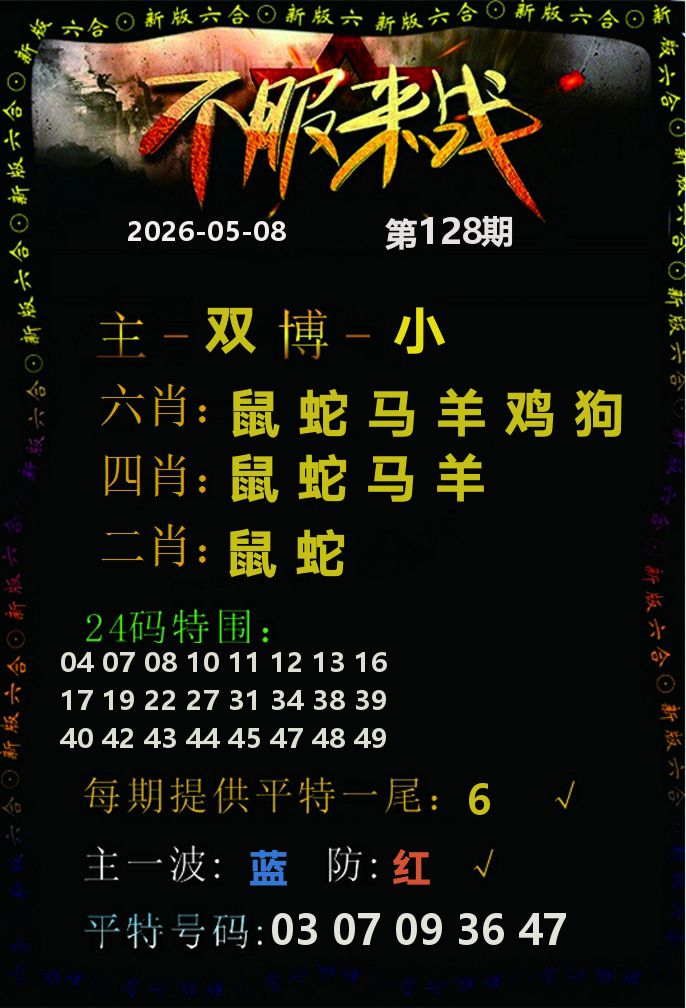 不服来战 第128期