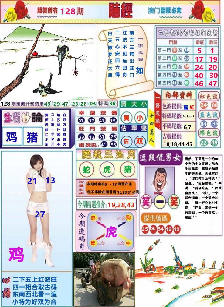 澳门赌经 第128期