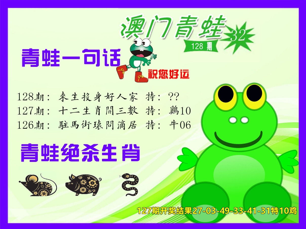 青蛙系列32 第128期