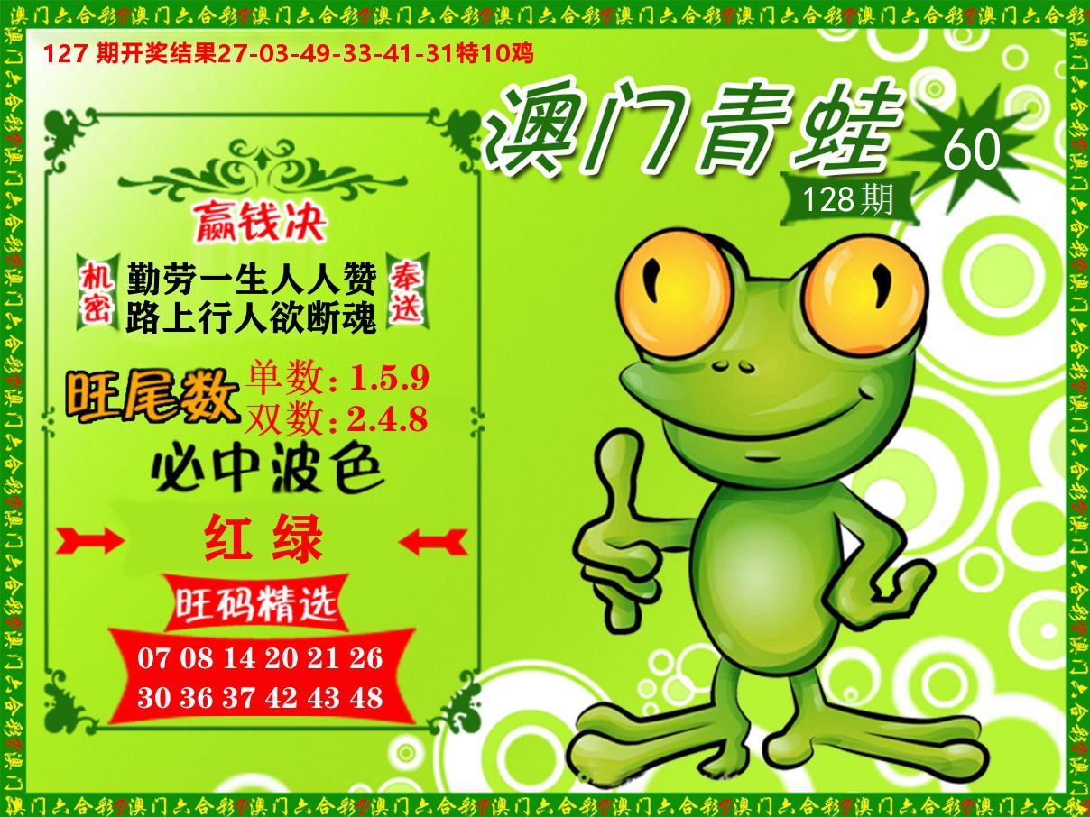 青蛙系列60 第128期