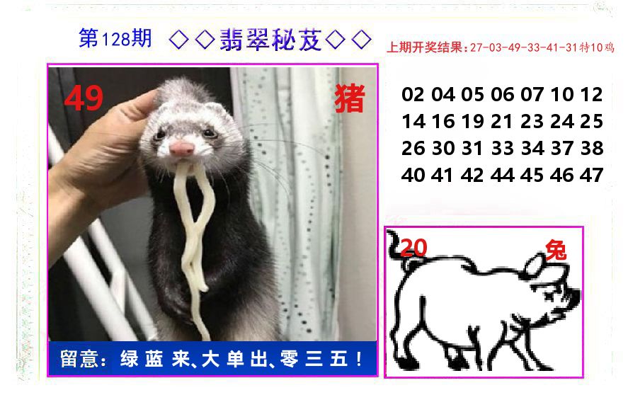 翡翠秘芨 第128期