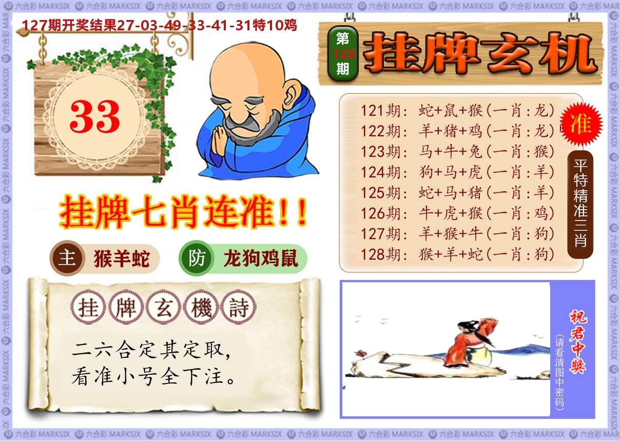 澳门挂牌玄机 第128期