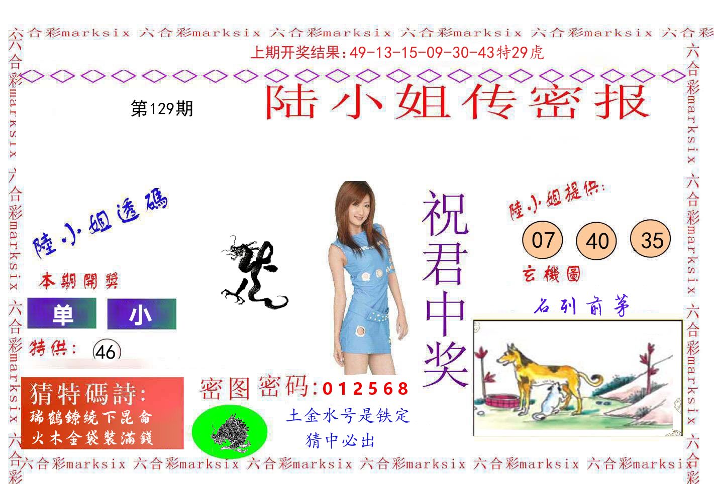 陆小姐密报 第129期