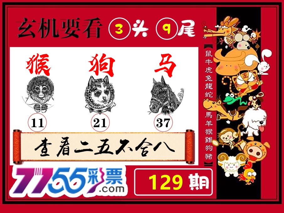 玄机要看 第129期