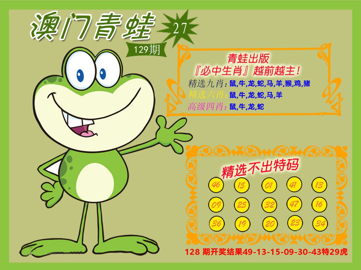 青蛙系列27 第129期