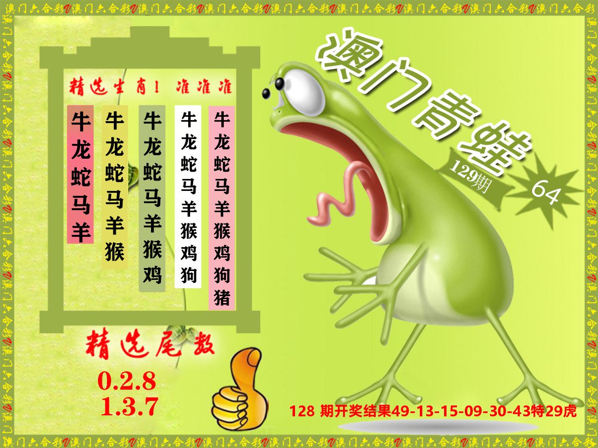青蛙系列64 第129期