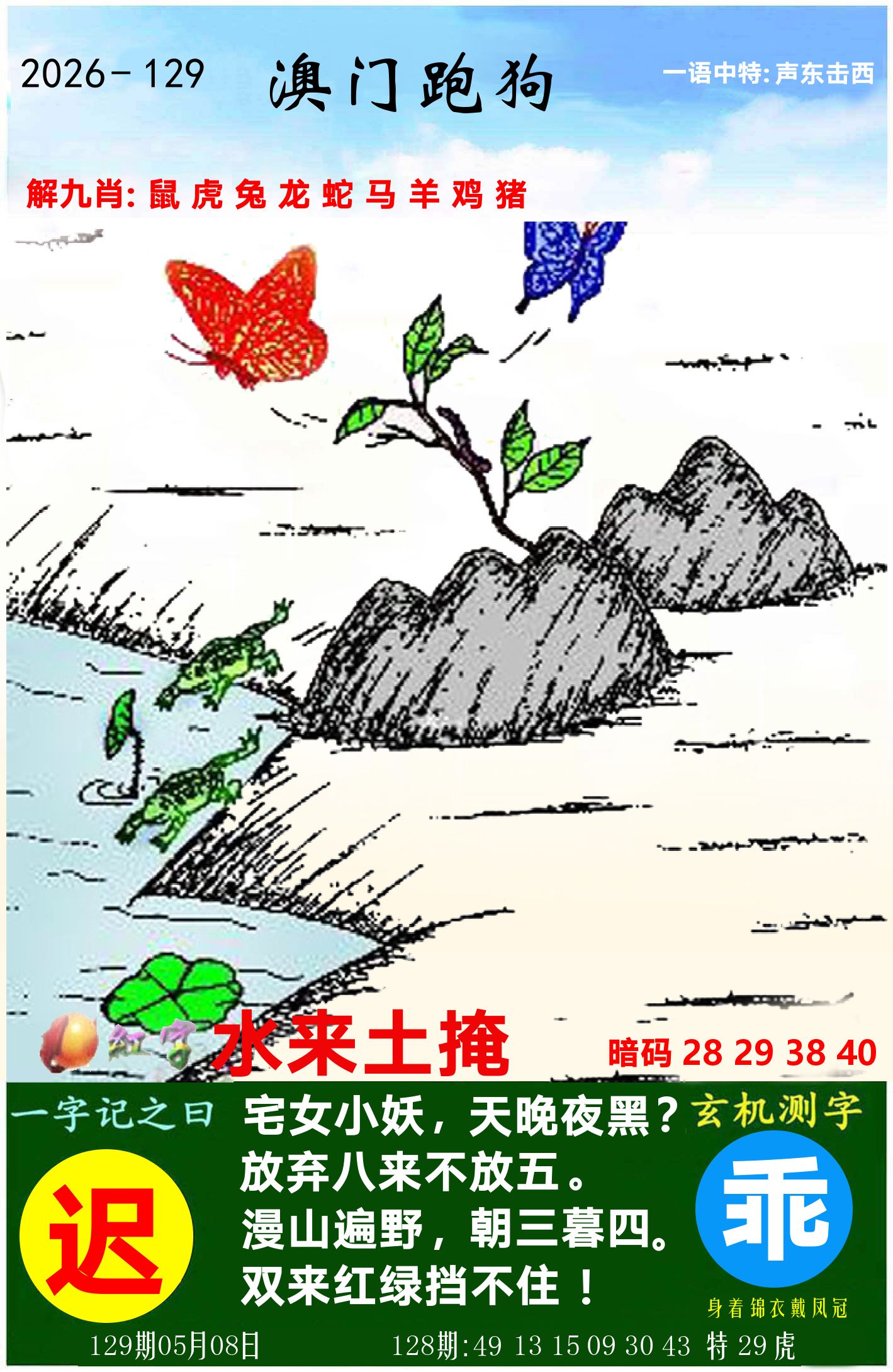 澳门跑狗图 第129期
