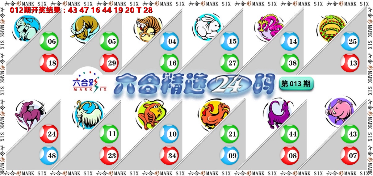 六合精选24码 第13期