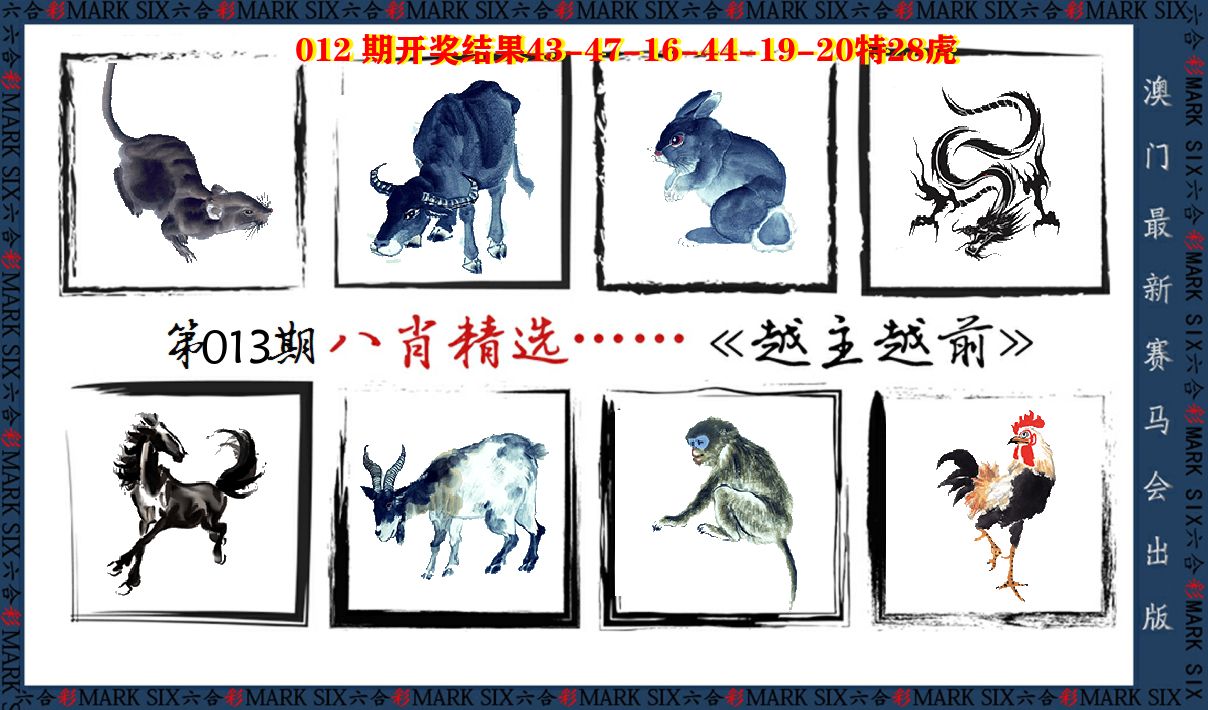 八肖精选 第13期