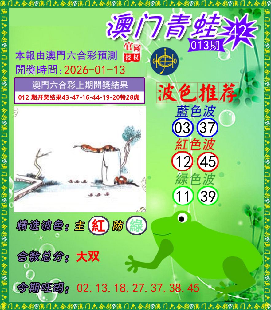青蛙系列42 第13期