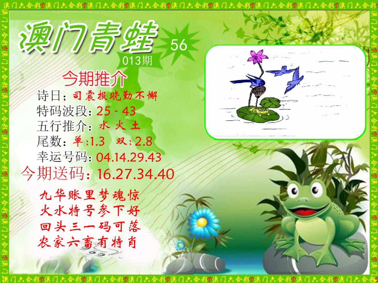 青蛙系列56 第13期