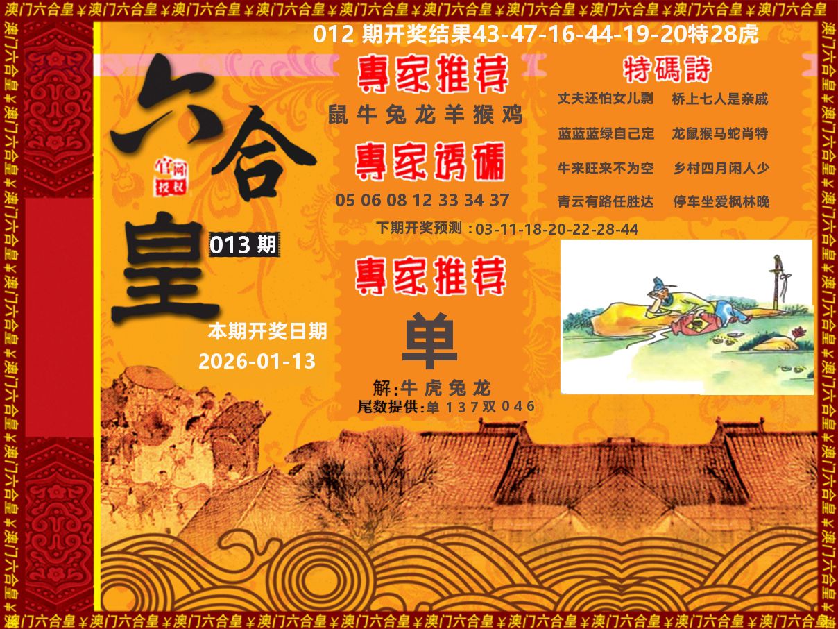 六合皇系列 第13期