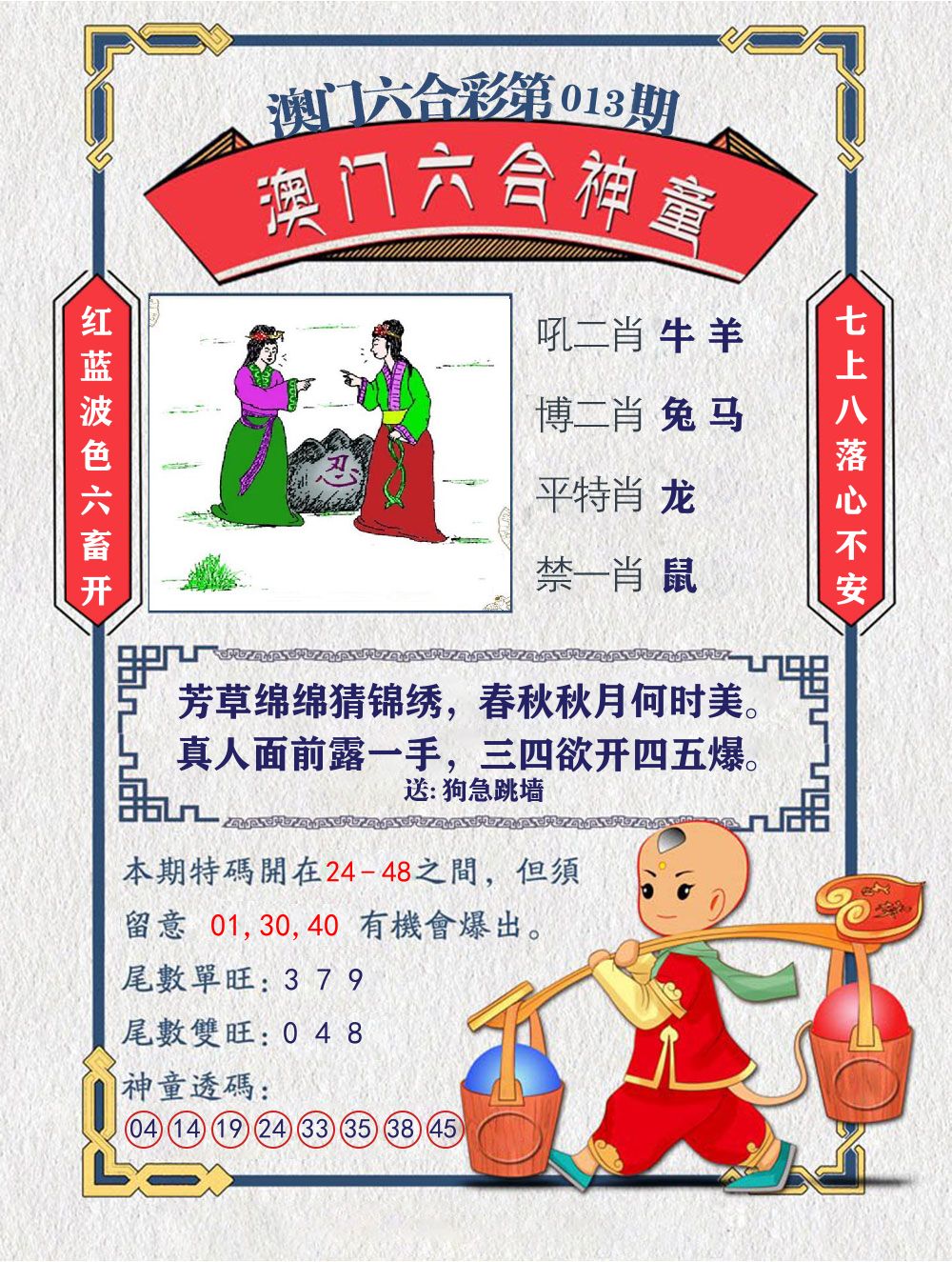 六合神童 第13期