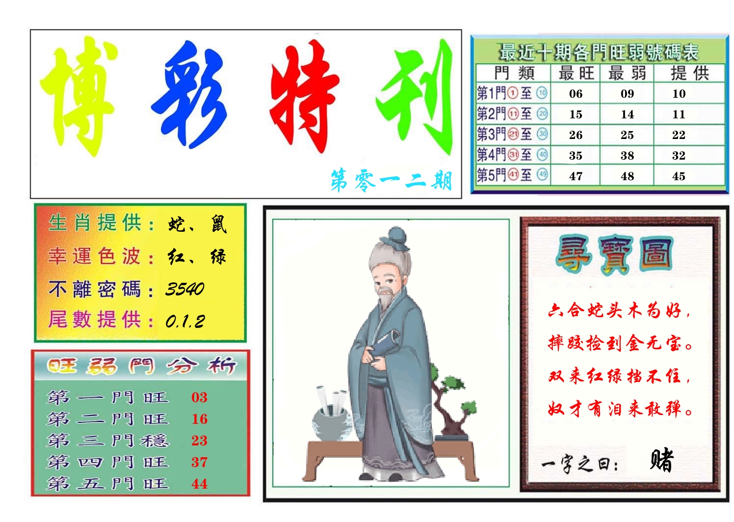 博彩特刊 第13期