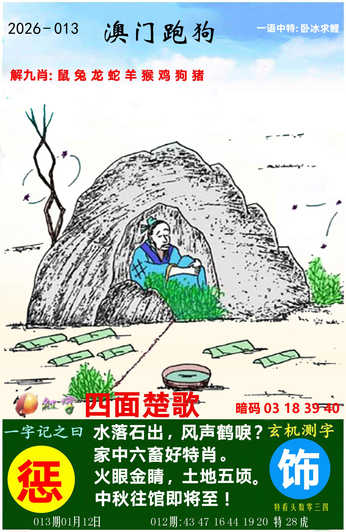 澳门跑狗图 第13期