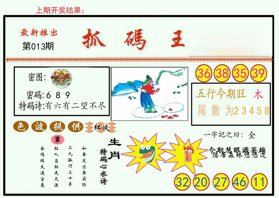 最新抓码王 第13期