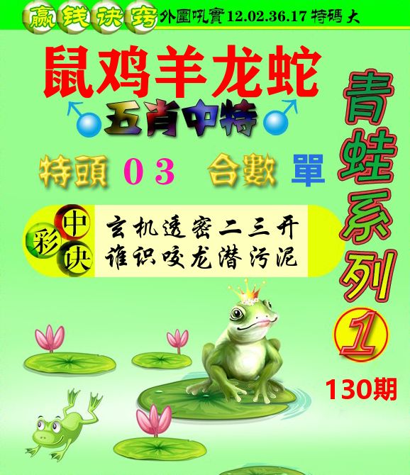 青蛙彩图 第130期