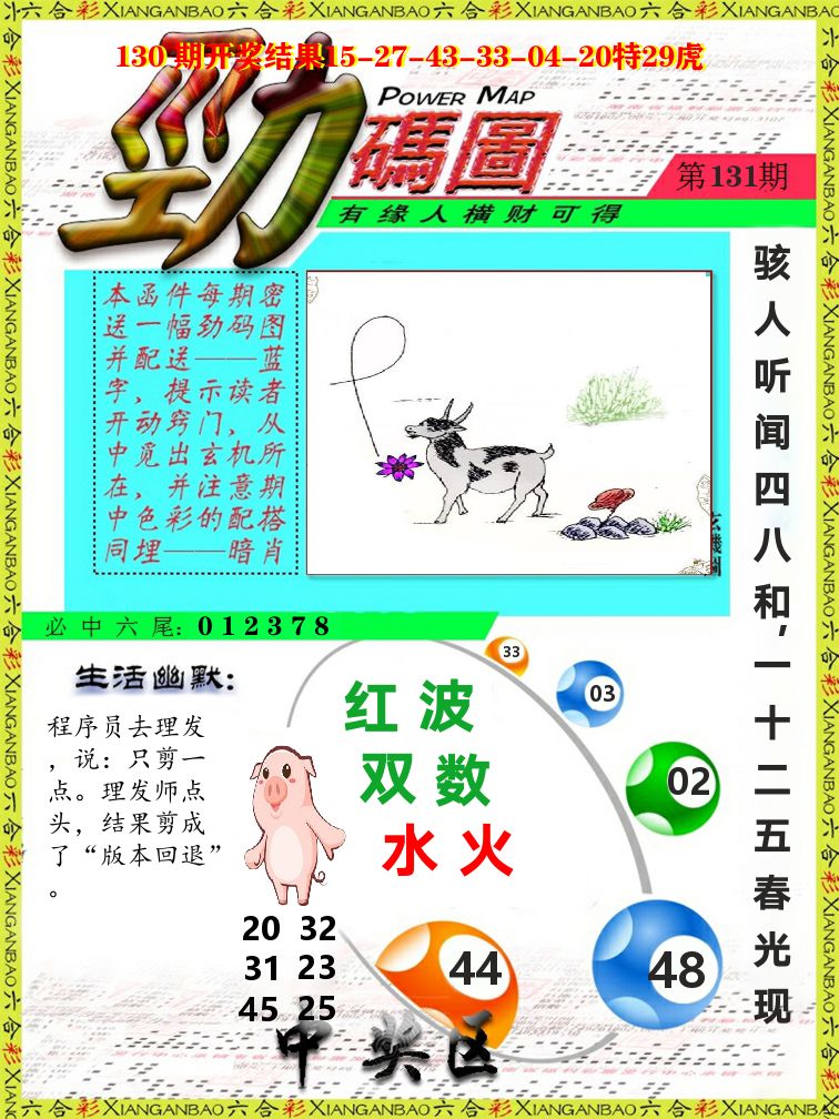 劲码图 第131期