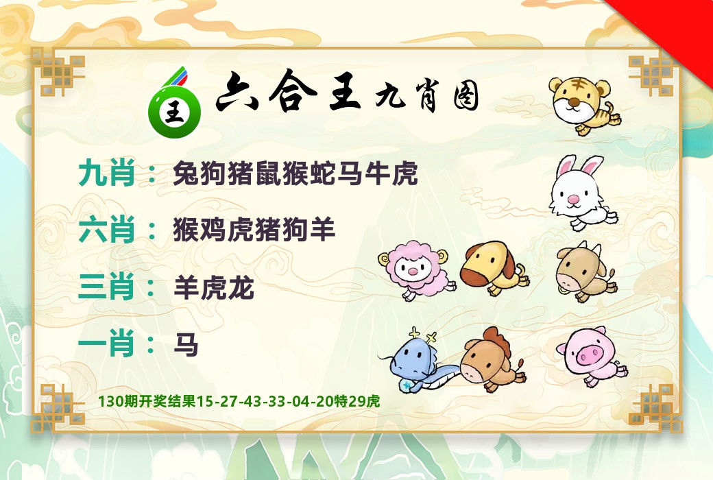 六合王九肖图 第131期