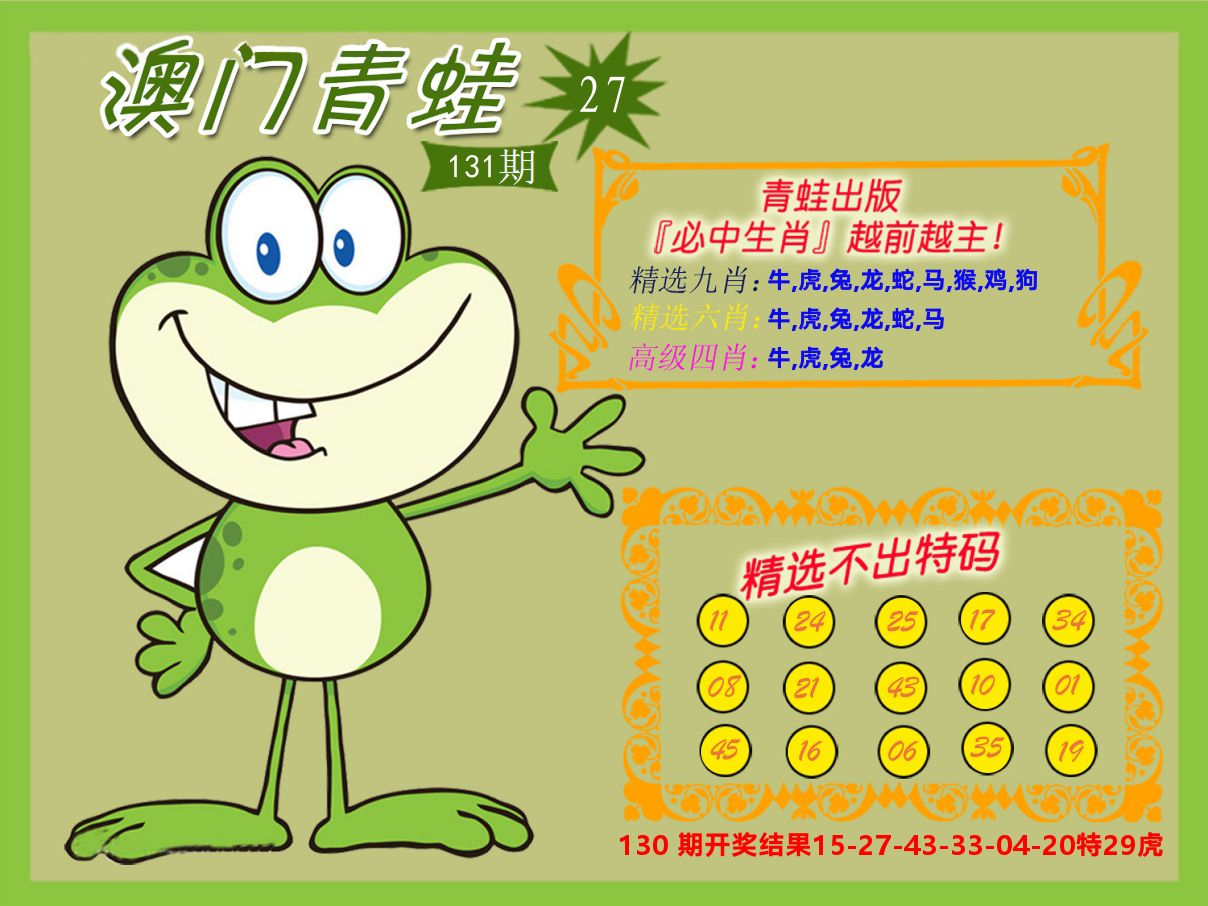 青蛙系列27 第131期