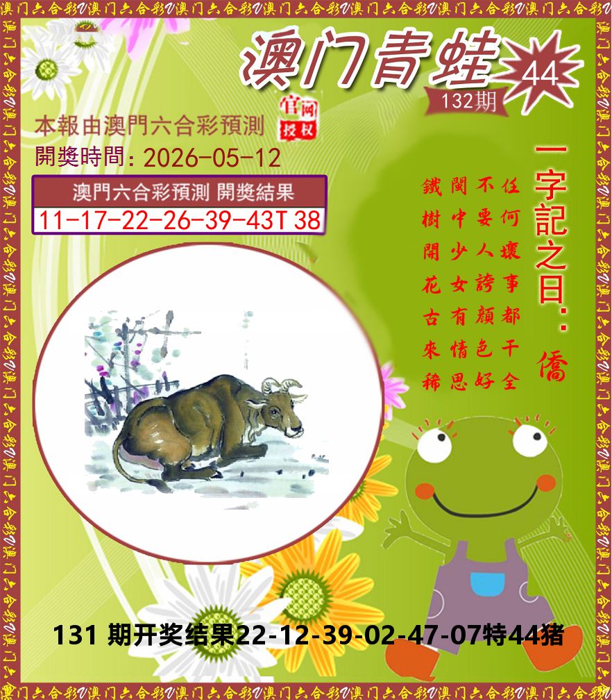 青蛙系列44 第132期