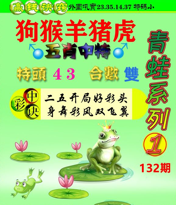 青蛙彩图 第132期