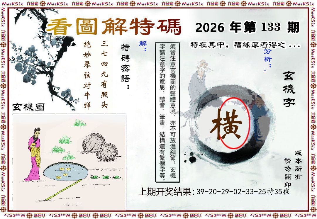 看图解特码 第133期