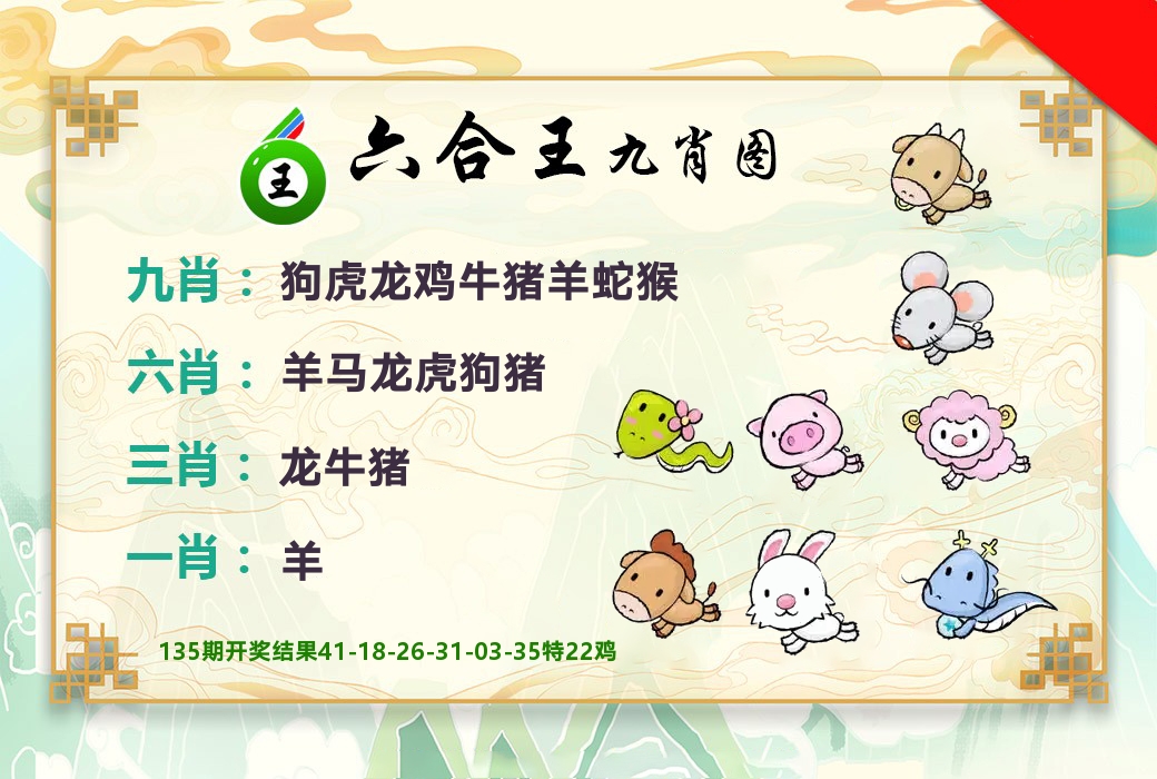 六合王九肖图 第136期
