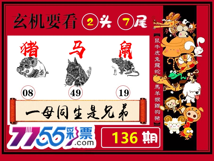 玄机要看 第136期