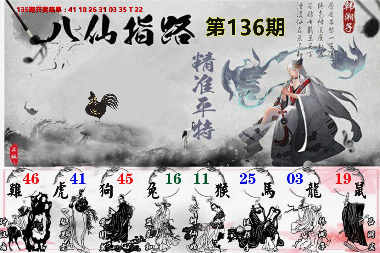 八仙指路 第136期