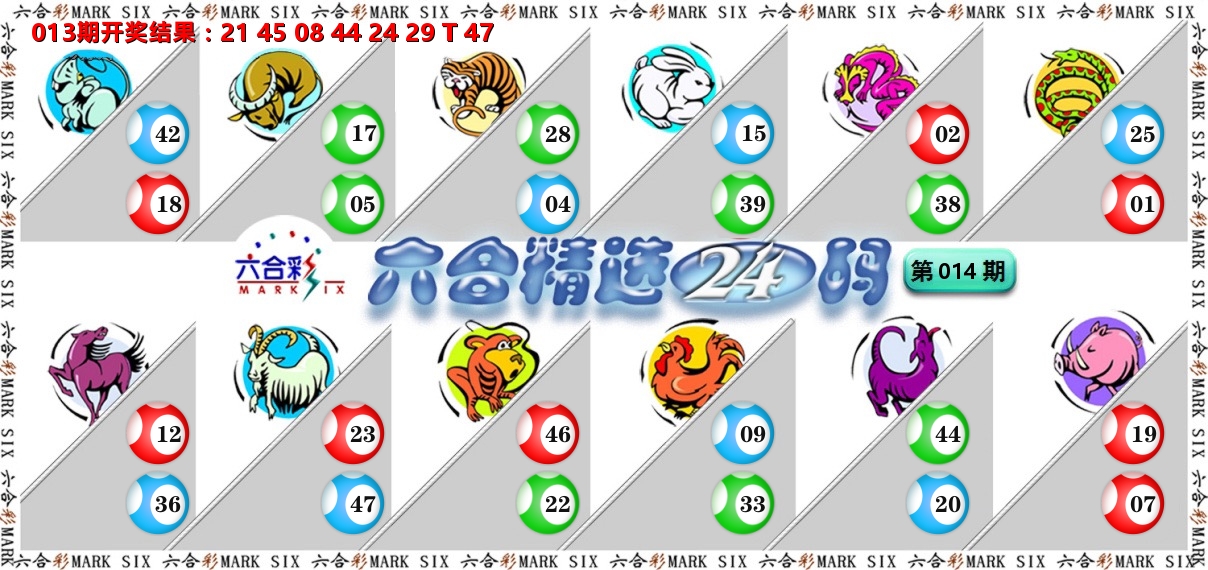 六合精选24码 第14期