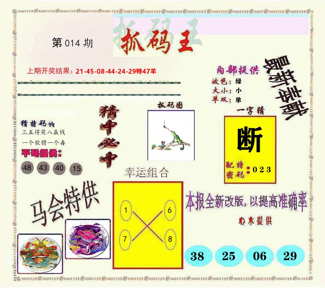 抓码王 第14期