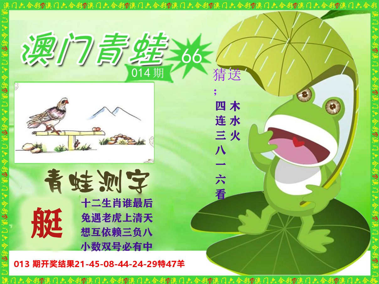 青蛙系列66 第14期