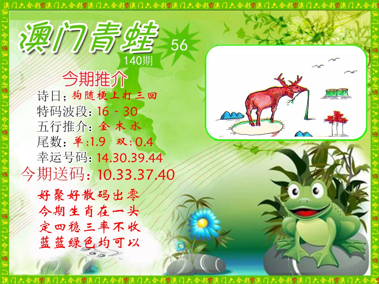 青蛙系列56 第140期
