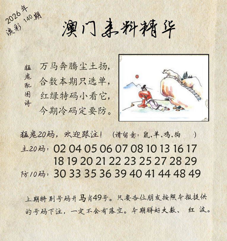 精华来料 第140期