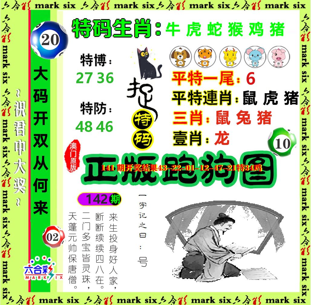 正版跑狗图 第142期