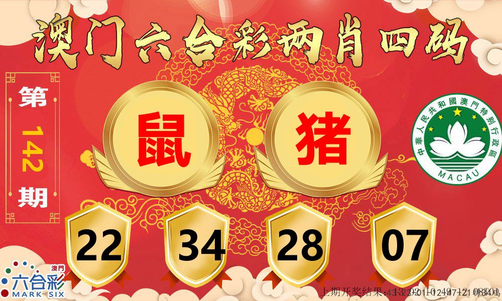 澳门两肖四码 第142期
