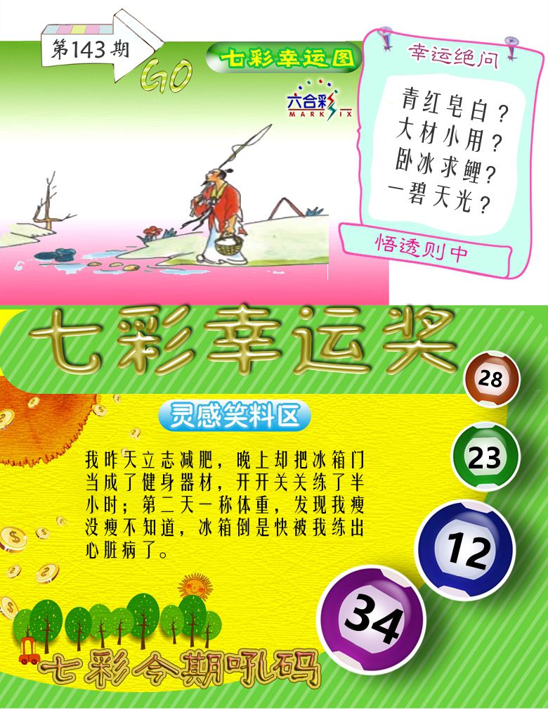 七彩幸运奖 第143期