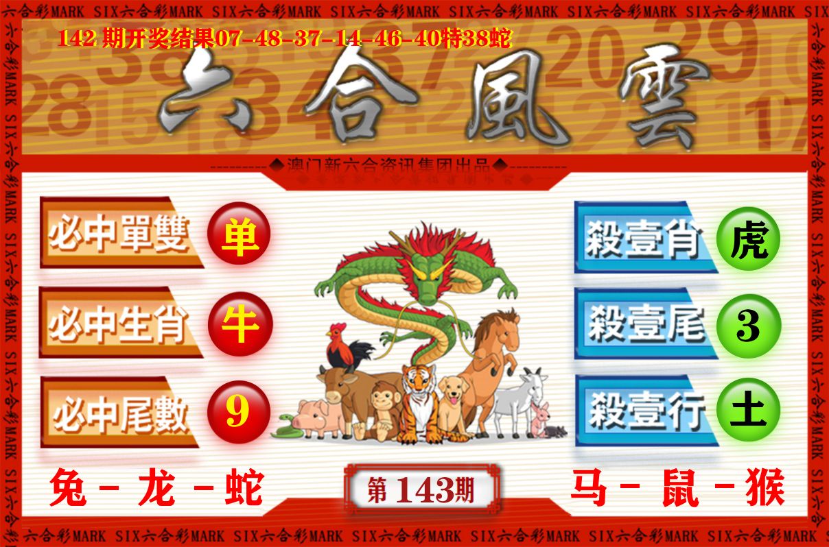 六合风云 第143期