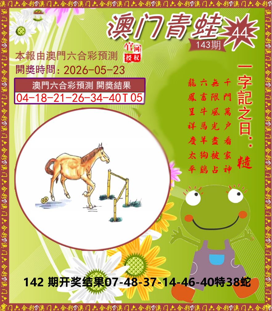 青蛙系列44 第143期