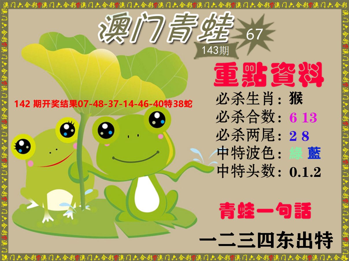 青蛙系列67 第143期