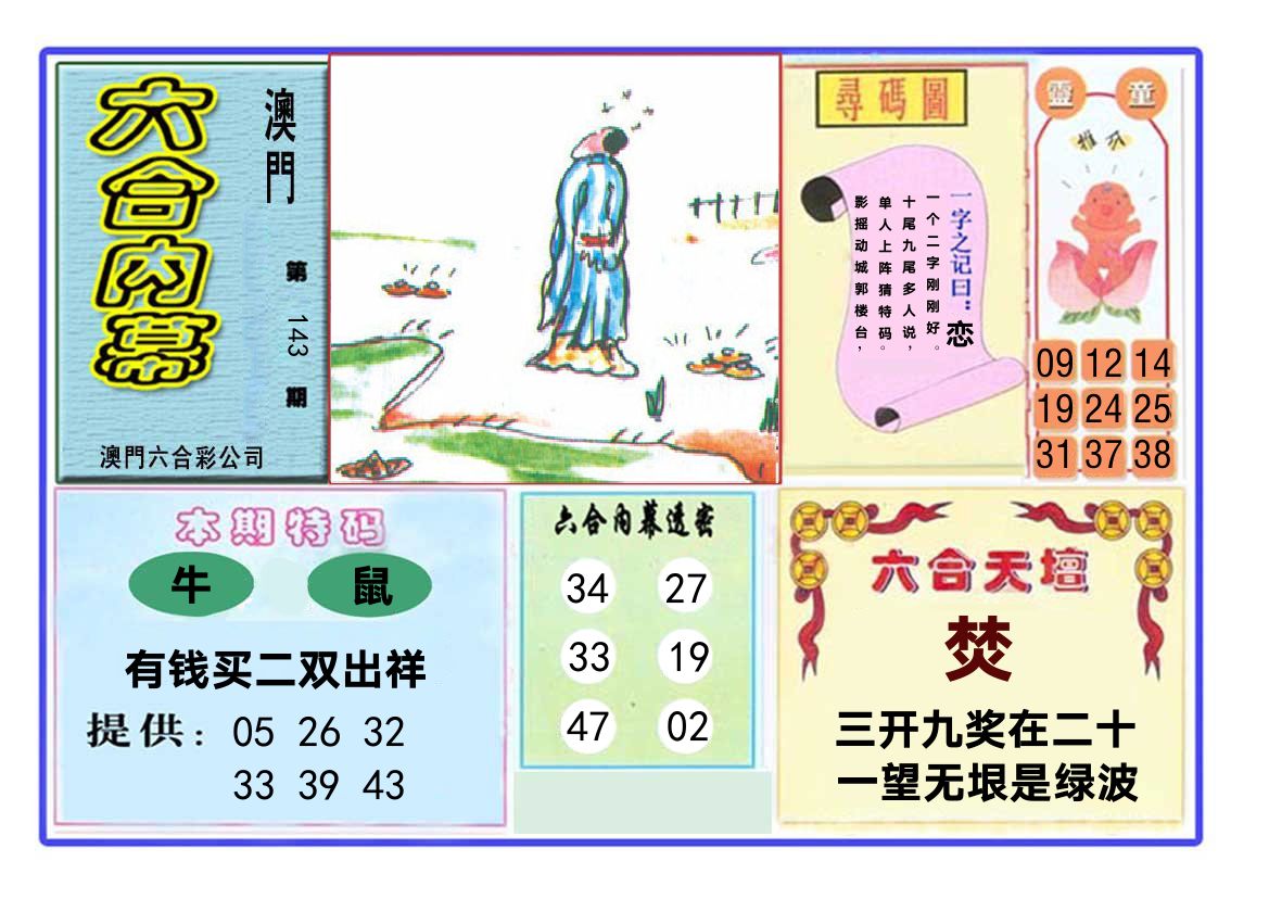 六合内幕 第143期