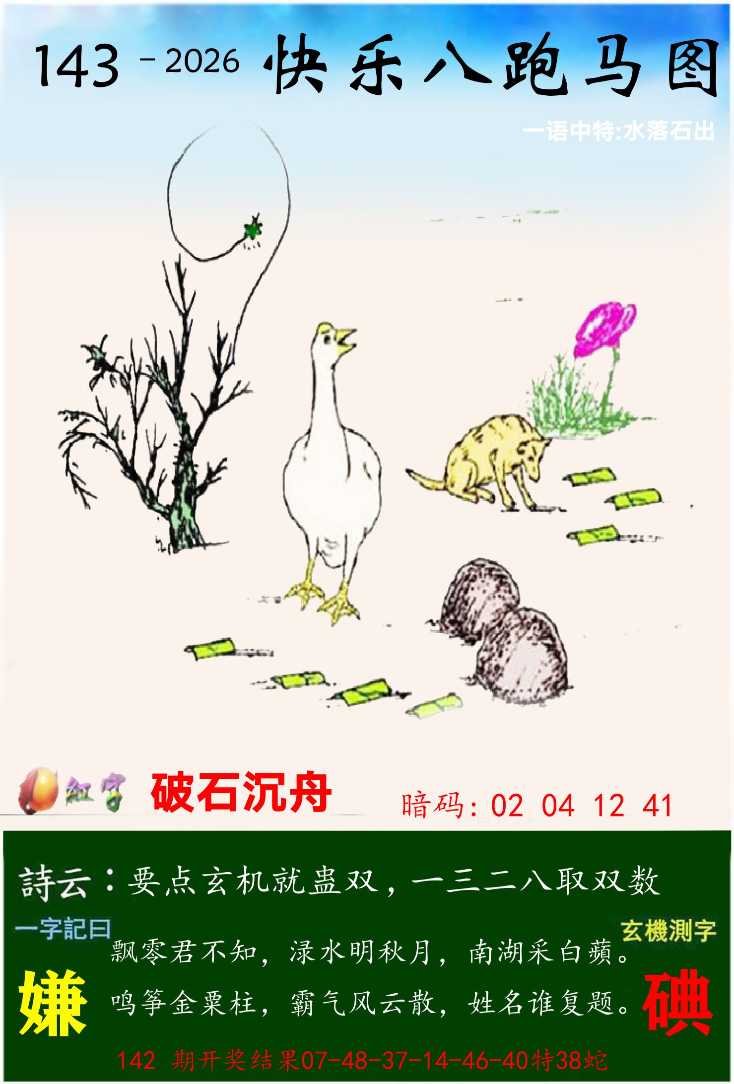 澳门跑马 第143期
