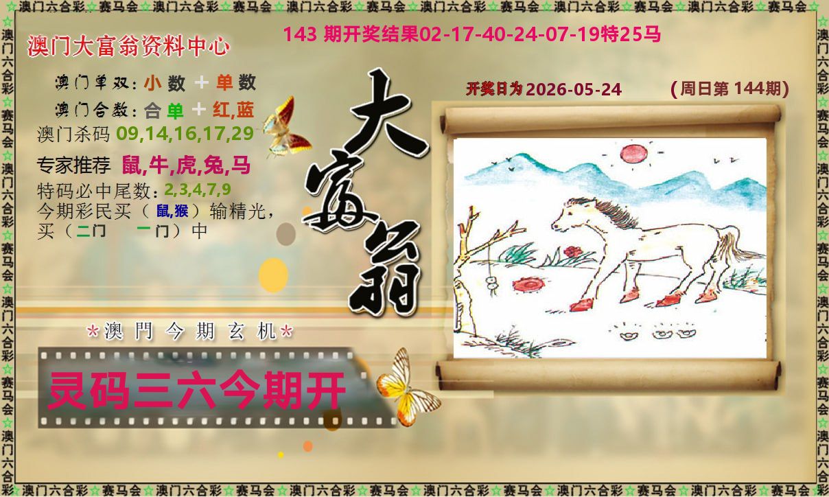 新大富翁 第144期