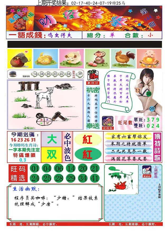 澳门财经宝鉴 第144期